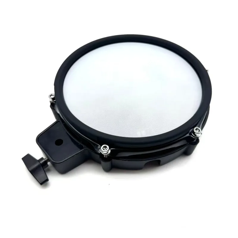 8-inch Plastic Drum Plate Is Used For Electronic Drum Set With Double Trigger Sensitivity.