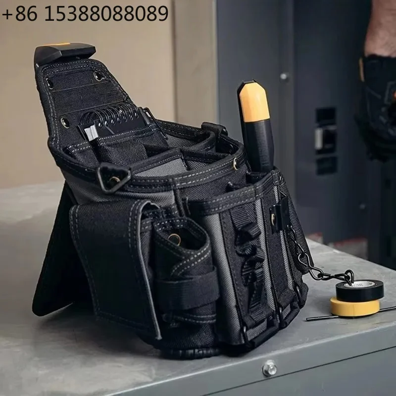 OEM Tool Crossbody Bag, 250 lbs, 20-24 pockets, lightweight adjustable shoulder strap, multi-function, with belt clip (1pcs)