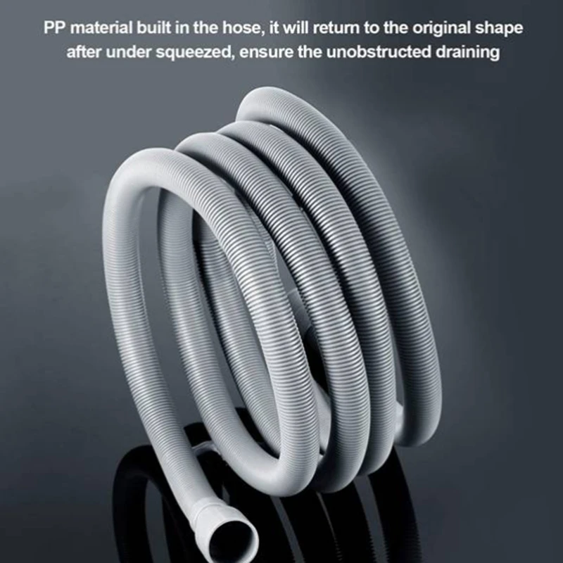 تركيبات خرطوم تصريف أنابيب الغسالة الأوتوماتيكية M17K، 4 أمتار