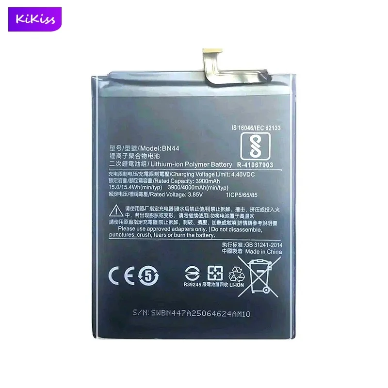 BN44 Mobile Phone Battery For Xiaomi Redmi 5 Plus 5Plus 4000mAh Real Capacity