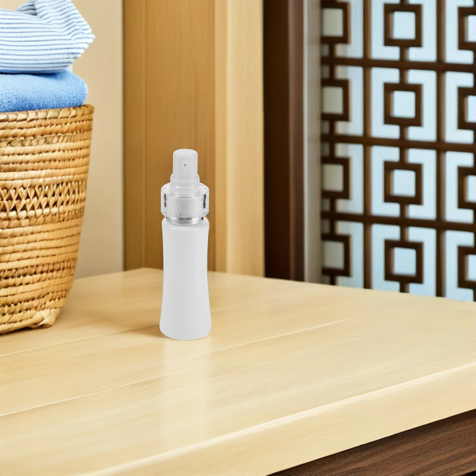 

5pcs 60Ml Press Pump Travel Bottles For Shampoo Lotion Conditioner Portable Refillable Liquid Container Bathroom Toiletry