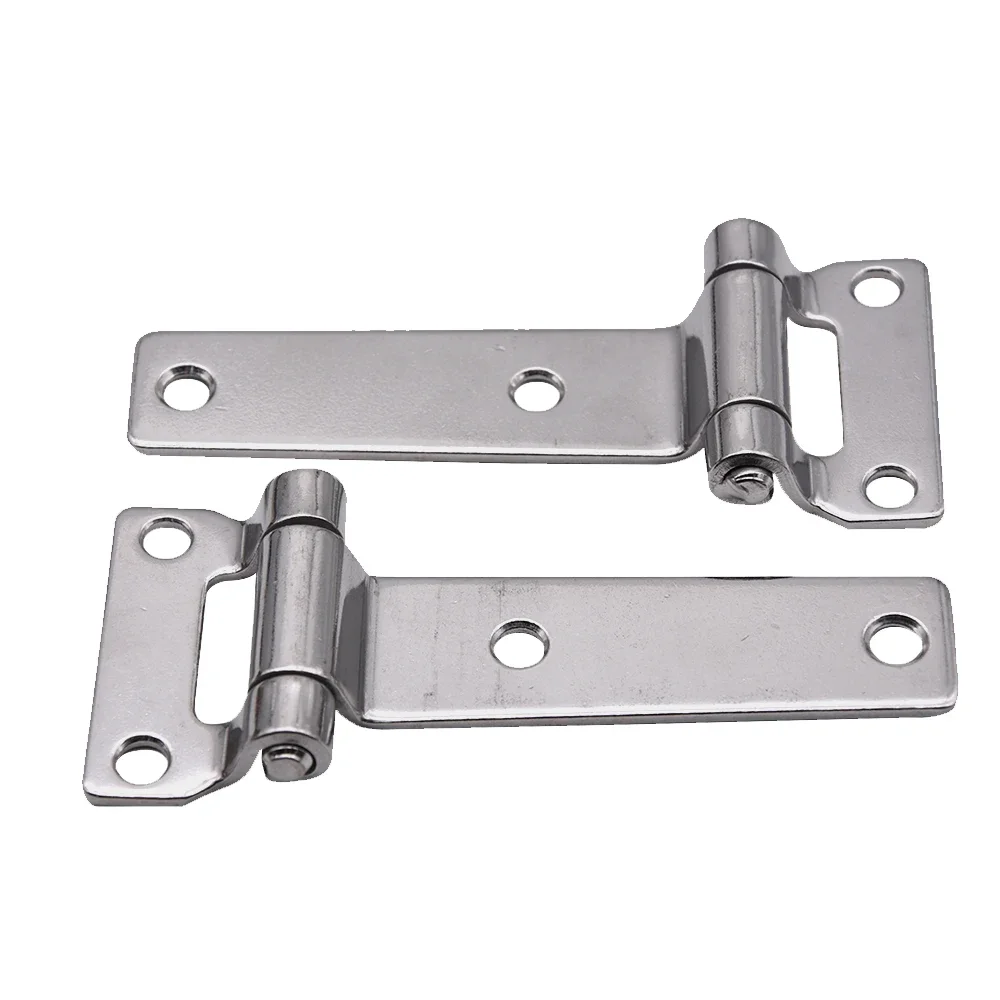 304 Stainless Steel Hinge 2/4/5PCS 135mm T Hinge Heavy Duty Marine Boat Yachts Stainless Steel Door Hinges For Container