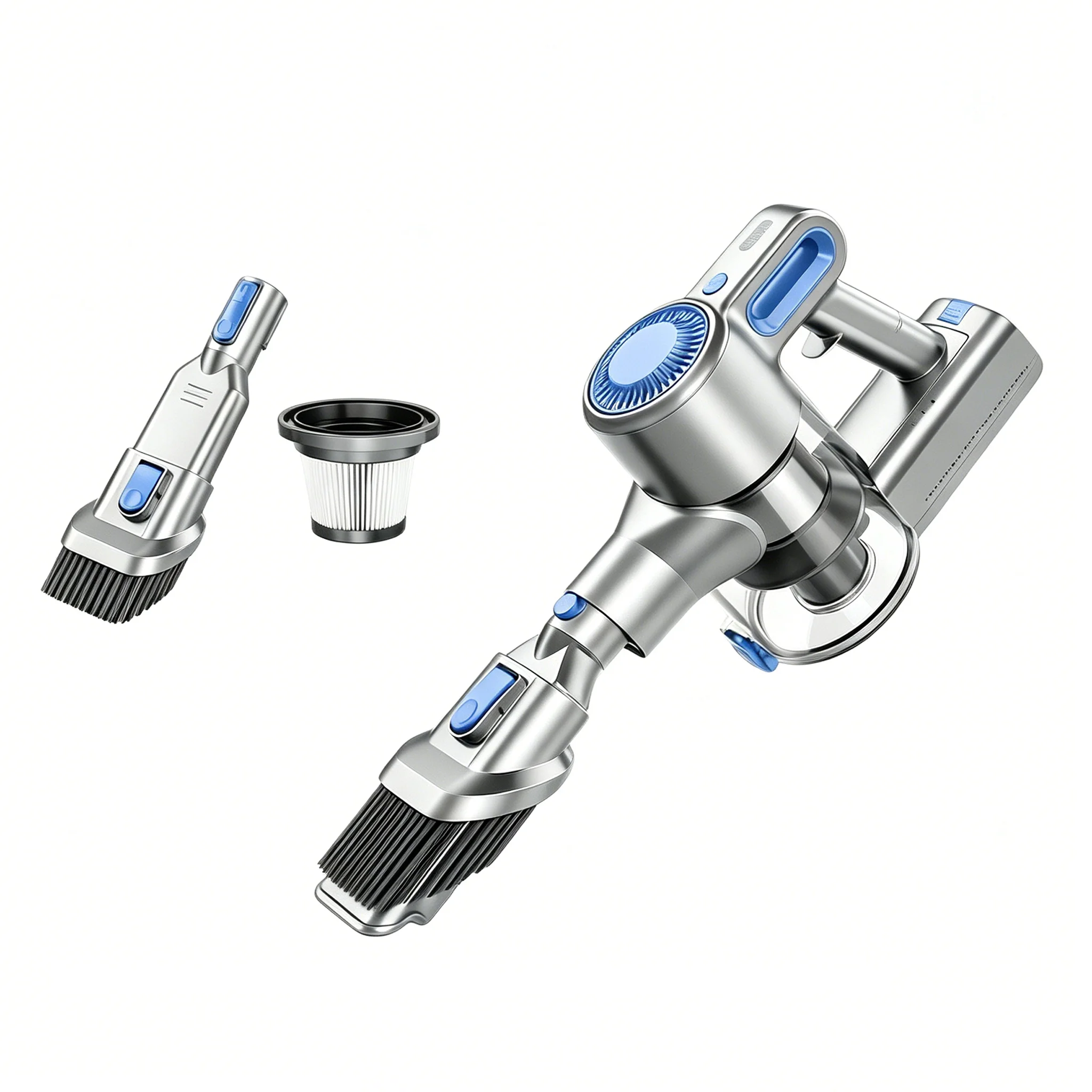Honki Neuer 45KPa Kabelloser Handstaubsauger mit Hoher Leistung und Starker Saugkraft, Drahtloser Autostaubsauger für Zuhause, Tierhaare, Sofa und Teppich
