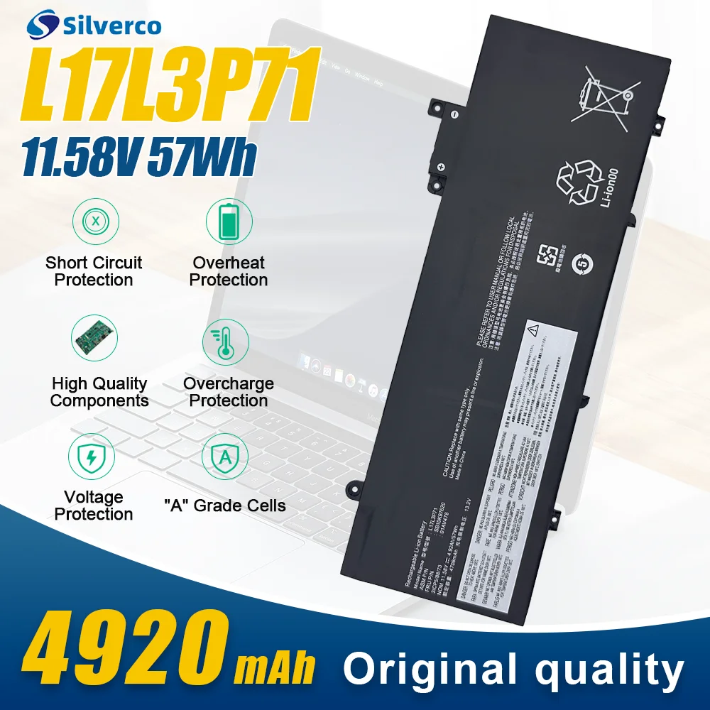 L17L3P71 01AV478 Laptop Battery For Lenvo ThinkPad T480S Series SB10K97620  01AV479 01AV480 L17M3P72