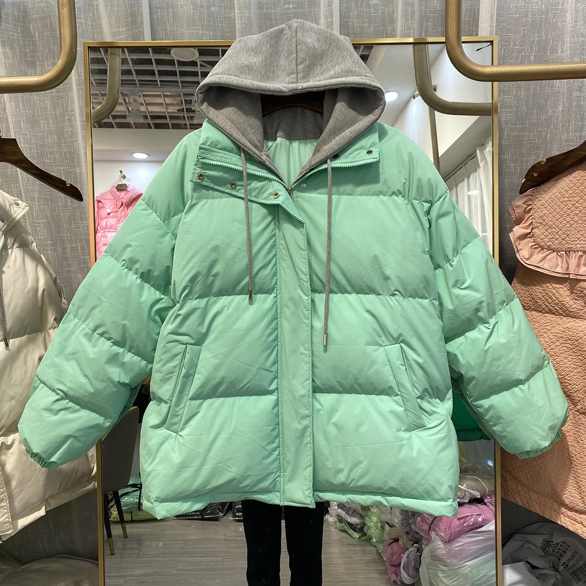 2022 Winter Jackets Women Down Jacket New Casual Style White Duck Down Jacket Autumn Winter Coats And Parkas Female Outwear