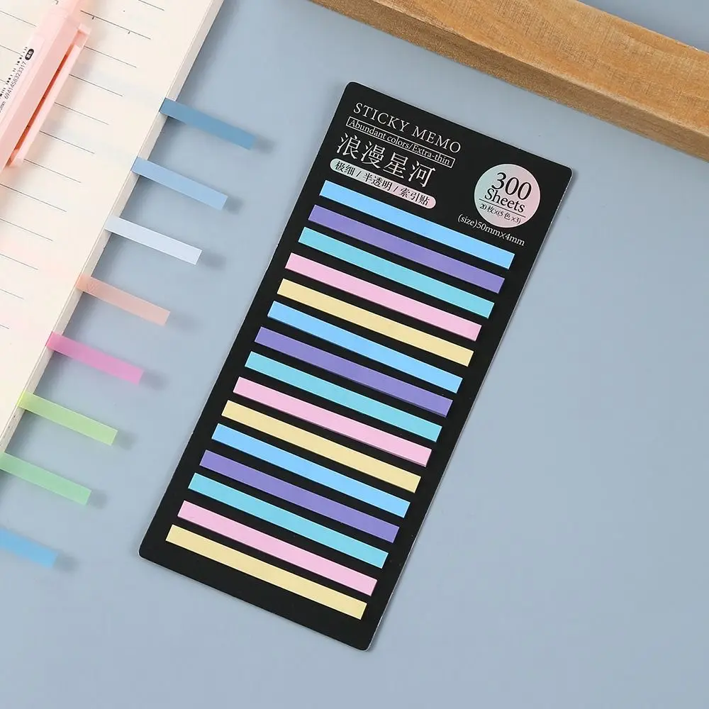 อ่านป้าย 300 แผ่น Rainbow Index MeMO Pad เครื่องเขียนสัตว์เลี้ยง Sticky Notepads Kawaii ป้ายบุ๊คมาร์คนักเรียน