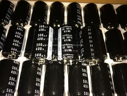 2024 NEW 560uf 400v Nichicon imports electrolytic capacitors 400v560uf 30*50 QS series 560uf 400v