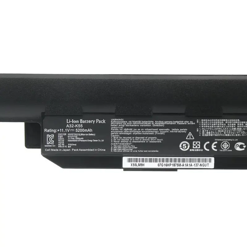 for A32-K55 X45V K45VD P45V X55V A55V A85V K55V