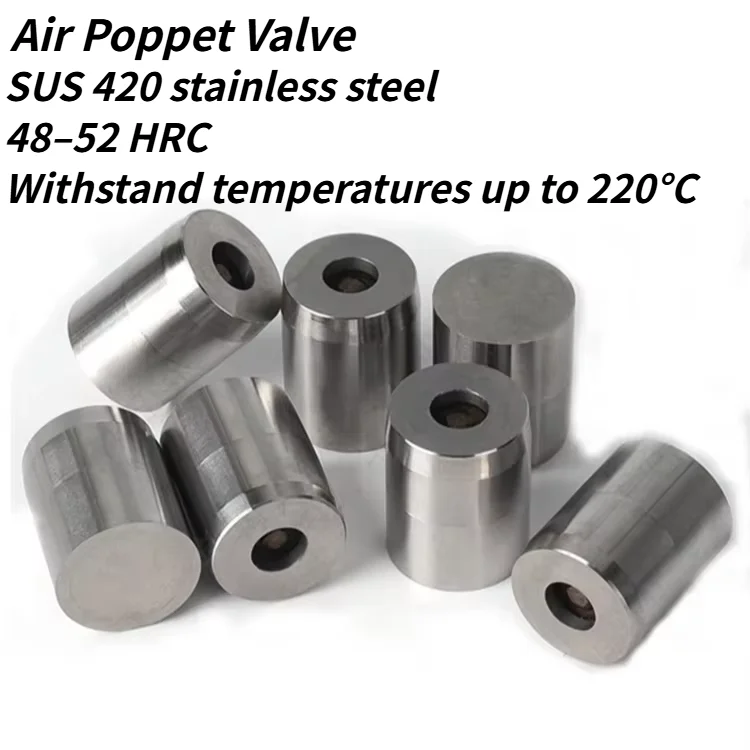 2PCS/5PCS Precision Air Poppet Valve Air Ejector Mold Venting Valve for Plastic Injection Mold Parts