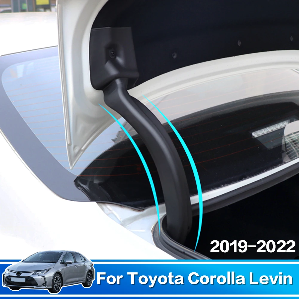 2PCS For Toyota Corolla Levin 2019 2020 2021 2022 Car Rear Tailgate Boot Support Protective Trunk Struts Cover Trim Accessory