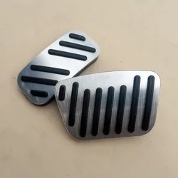 For Toyota Tundra Sequoia 2023 2024 Car Accessories Aluminum Brake Accelerator Pedal Non-Slip Cover Non-Destructive Installation