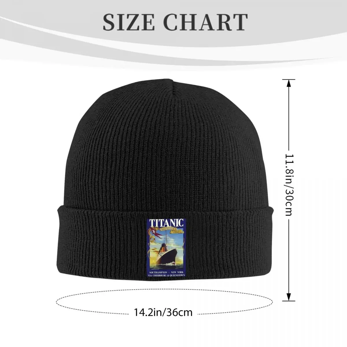 Lavoie Titanic Warm Knitted Cap Winter Knit Bonnet Hat Skullies Beanies Hip Hop Caps For Unisex