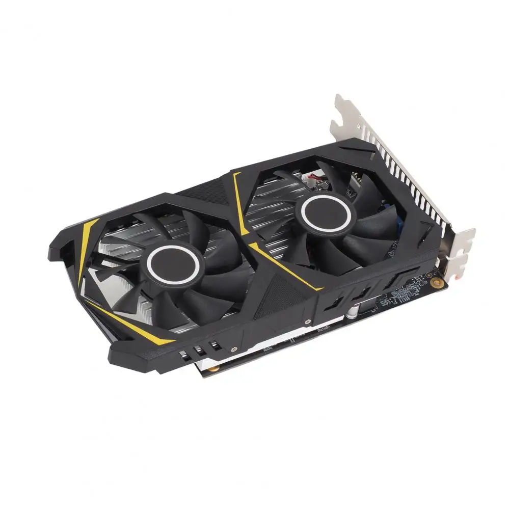 Long Service Life Graphics Card 4gb Gddr5 Gaming Graphics Card Dual Fan Video Adapter 128-bit Pcie Interface Low Power for Pc