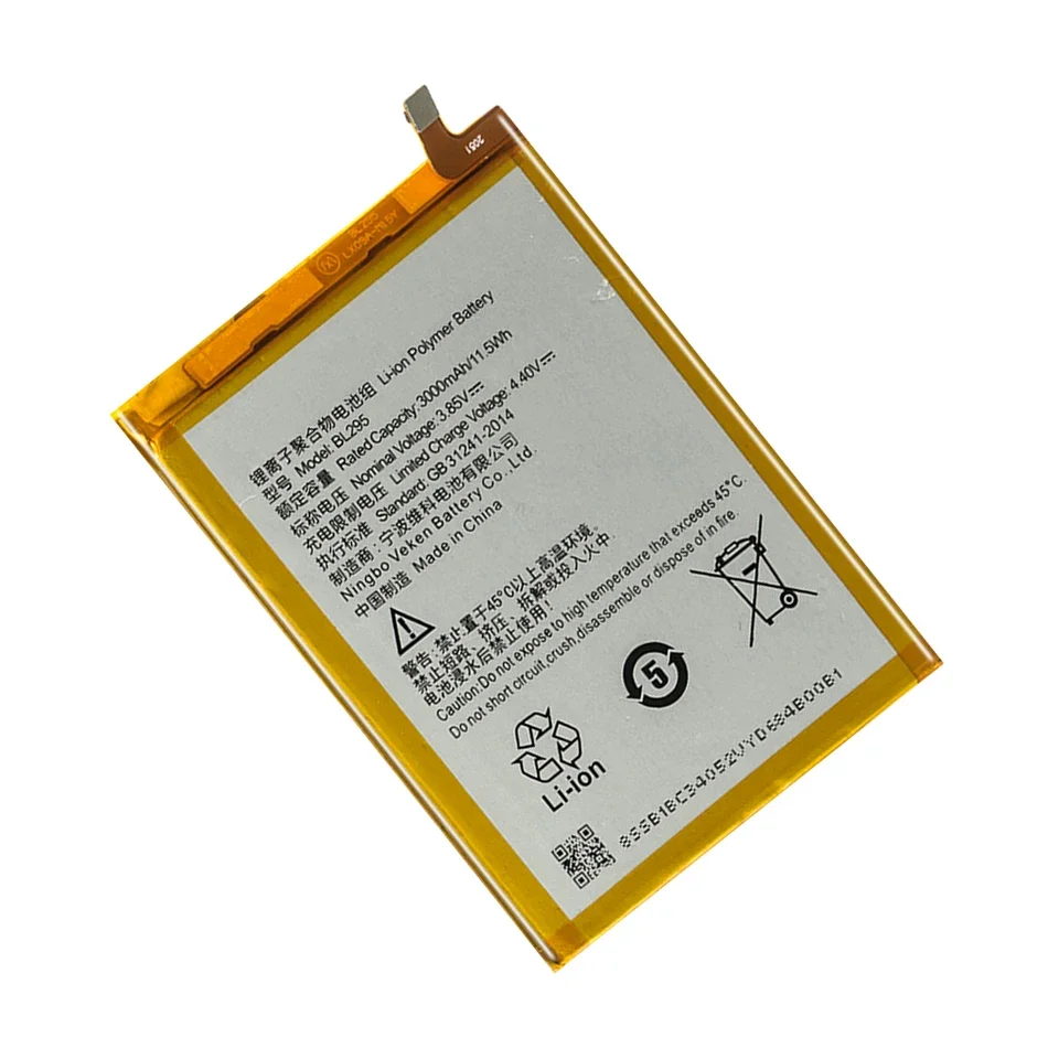 BL295 BL 295 Battery 3000mAh For LENOVO K5S L38031 Mobile Phone Bateria