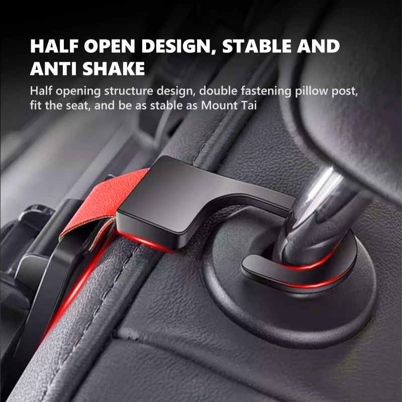 Car Interior Seat Back Hook Cup Holder Multifunctional Organizer Hooks For Nissan GTR NISMO JDM Teana Skyline Kawasaki R32 R33 view 5