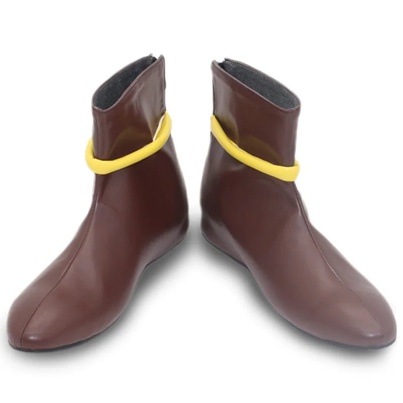 أحذية تشامبا التأثيرية ملحقات الألعاب شانبا كوسبلاي الدعائم PU أحذية من الجلد أحذية حفلات الهالوين مصنوعة حسب الطلب