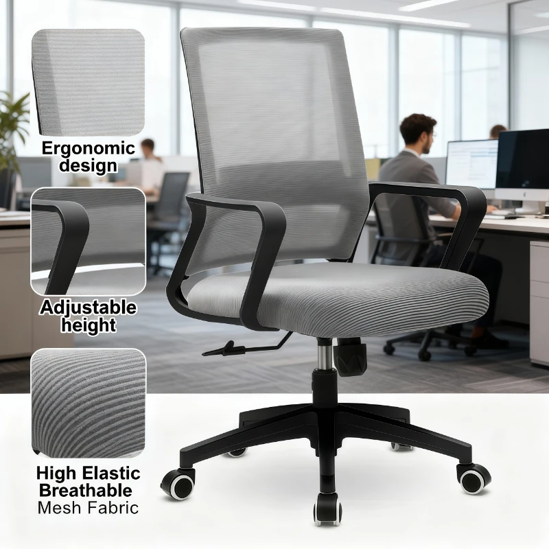 Meeting Room Staff Chairs Adjustable Office Ergonomic Chairs Home Mesh Swivel Sedentary Not Tired Silla Gamer Office Furniture
