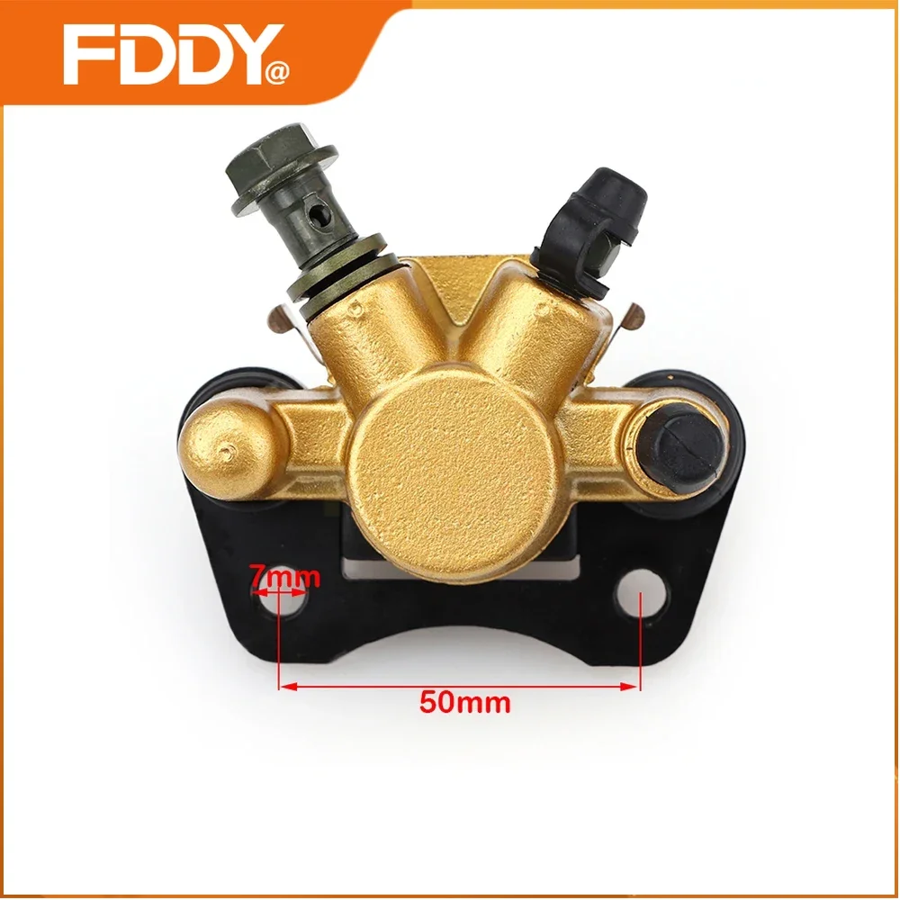 FDDY 50mm Front Hydraulic Disc Brake Caliper Clamp Pump With Pads For 50cc 70cc 90cc 110cc 125cc ATV Quad Go Kart Buggy Replace