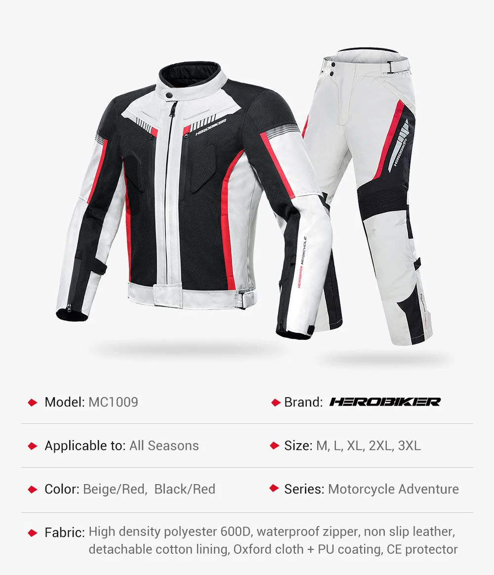 HEROBIKER Waterproof Motorcycle Jacket Man Racing Jacket Wearable Motorcycle Pants Moto Clothing With EVA Protection 9 Sbdc804b55aef40a890e0460e6536f7fcG