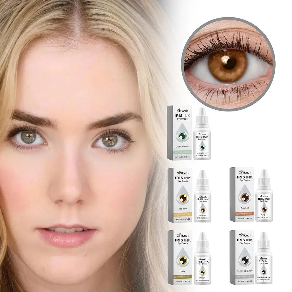 

10ml Color Changing Eye Drops, Change Eye Color, Lighten & Brighten Your Eye Color Health Drop Eyes Care 4 Colors