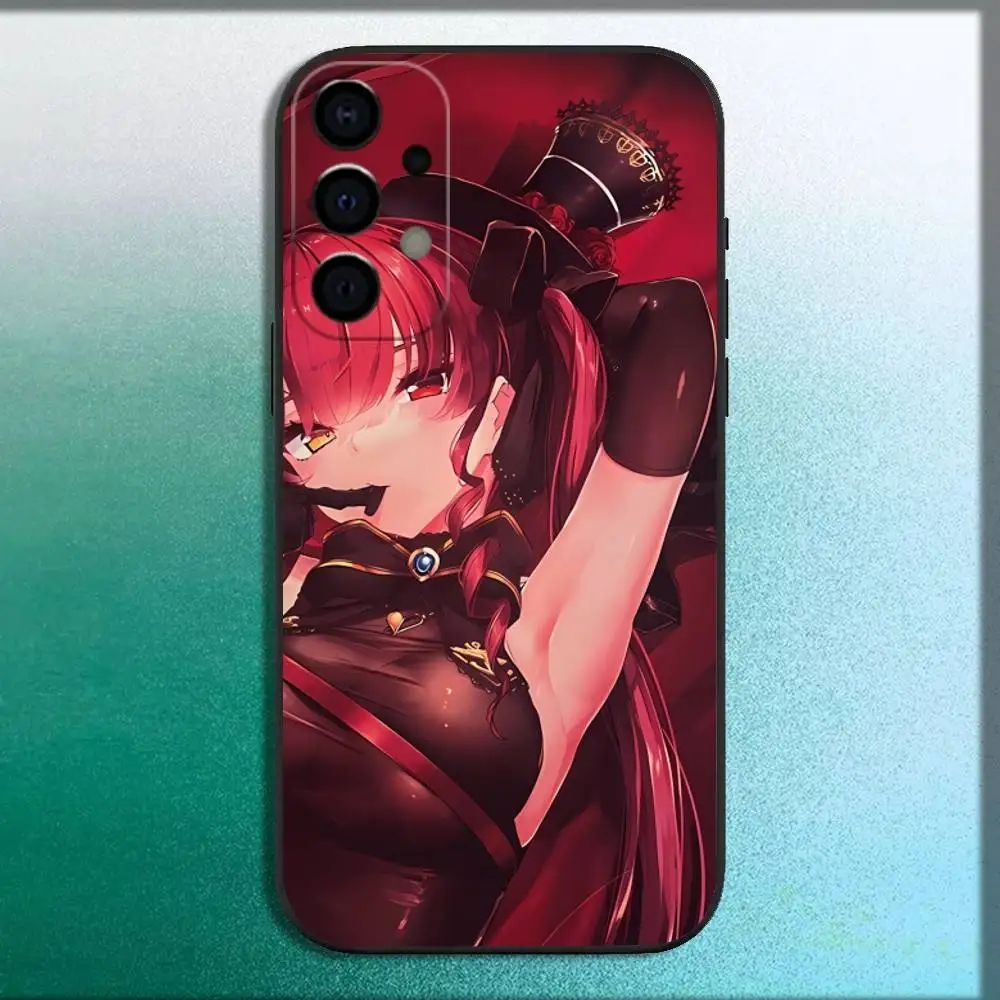 H-Houshou M-Marine Phone Case For Samsung Galaxy A73,72,71,A52,51,40,41,A22,A32,31,A13,12,Note20 Soft Black Shell