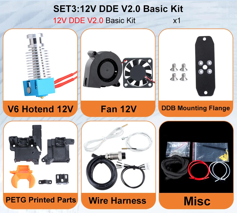 Trianglelab DDE V2 Direktantrieb-Extruder-Upgrade-Plan für Creality Ender-3 CR10 Serie 3D-Drucker, kompatibel mit TD6 HOTEND – Detail 15