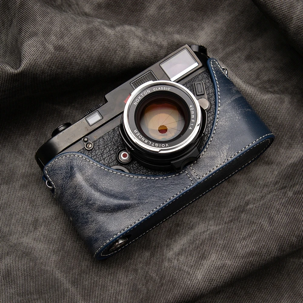 

M6 Genuine Leather Protective Case Cover for Leica M2 M1 M6 MP MDa M4 M3 Case Camera Bag Box M4 MP Camera Half Case Cover