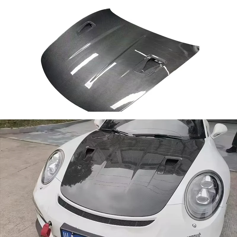 

GT3 RS Style Dry Carbon Fiber Engine Hood for Porsche 911 Carrera 991.1 991.2 2012-2018 Ultra Lightweight Racing Bonnet Cover