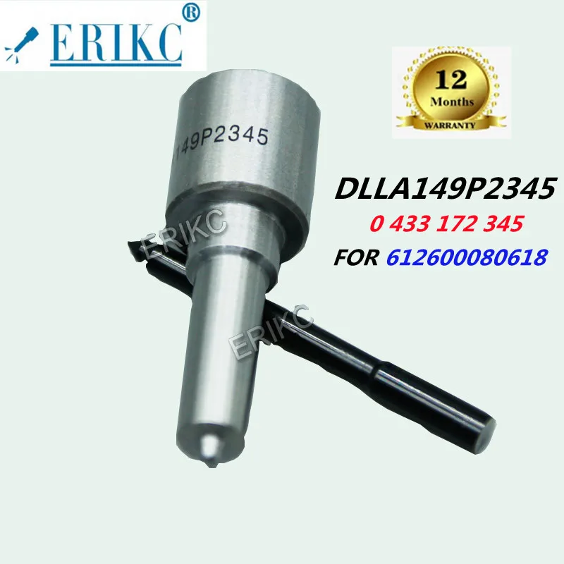 

ERIKC DLLA149P2345 (0 433 172 345) Common Rail Spray Nozzle Set DLLA 149P 2345 For 612600080618