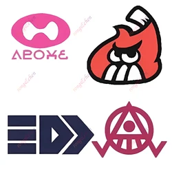 Creative Car Sticker Splatoon Arcade Logo  for Car Motorcycle Racing Helmet Laptop Trunk Body Car Window Surfboard PVC Decals