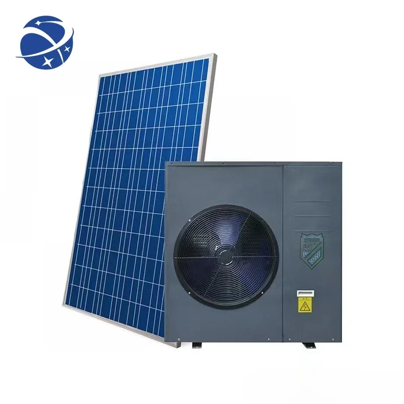 

YYHC warehouse DC Inverter heat pump and solar heating system for housing heating and domestic hot water System