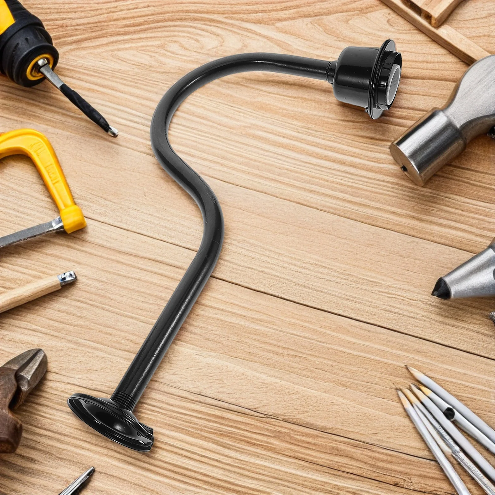 

Outdoor Waterproof Street Light Adjustable Bent Arm Lamp Head For Gardens Signs Commercial Use Rustproof Roadway Lighting