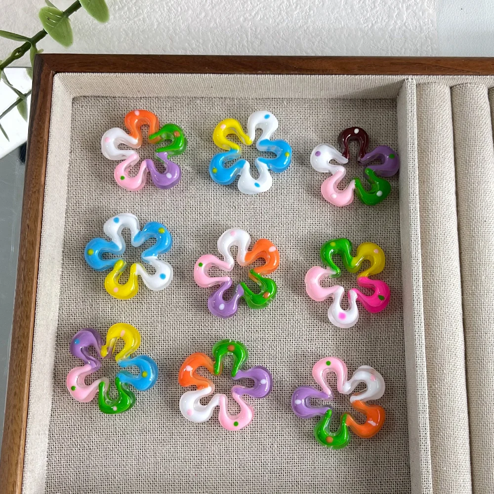 

Бусины Cordial Design, 100 шт., 31*34 мм, модные, с покрытием, в форме цветка, ручной работы, для изготовления украшений, DIY-бусины # 20203