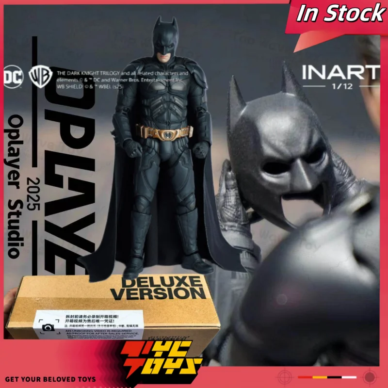 TYCTOYS INART 1/12 Figura de Batman de The Dark Knight Rises Hg M0001 Versión Estándar Deluxe con Casco Vacío y Accesorios