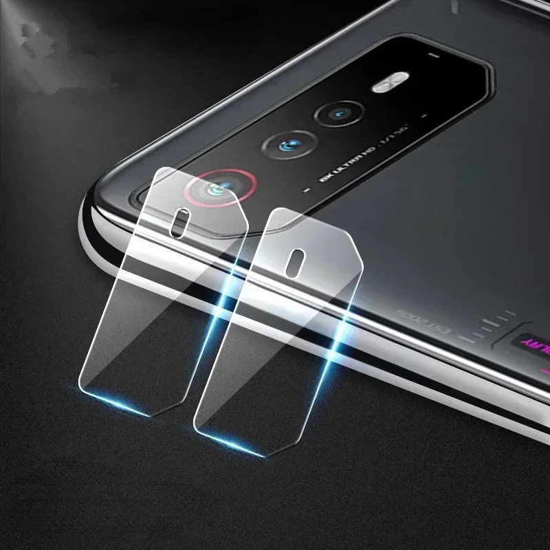 UNTUK Asus Rog Phone 6 7 Pro Ultimate Clear Ultra ramping penutup pelindung lensa kamera belakang lunak lapisan pelindung kaca Tempered