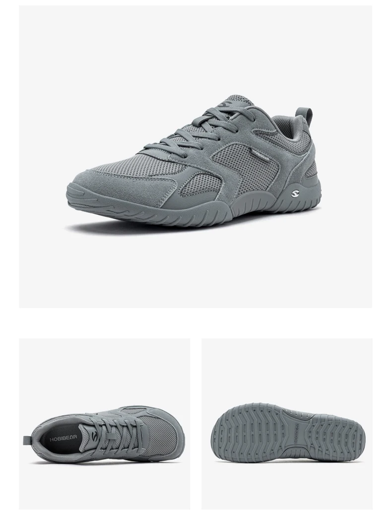 HOBIBEAR Barfußschuhe mit breiter Passform für Damen und Herren, minimalistische Zero-Drop-Sneaker, atmungsaktiv, rutschfest, leichte Wanderschuhe – Detail 20
