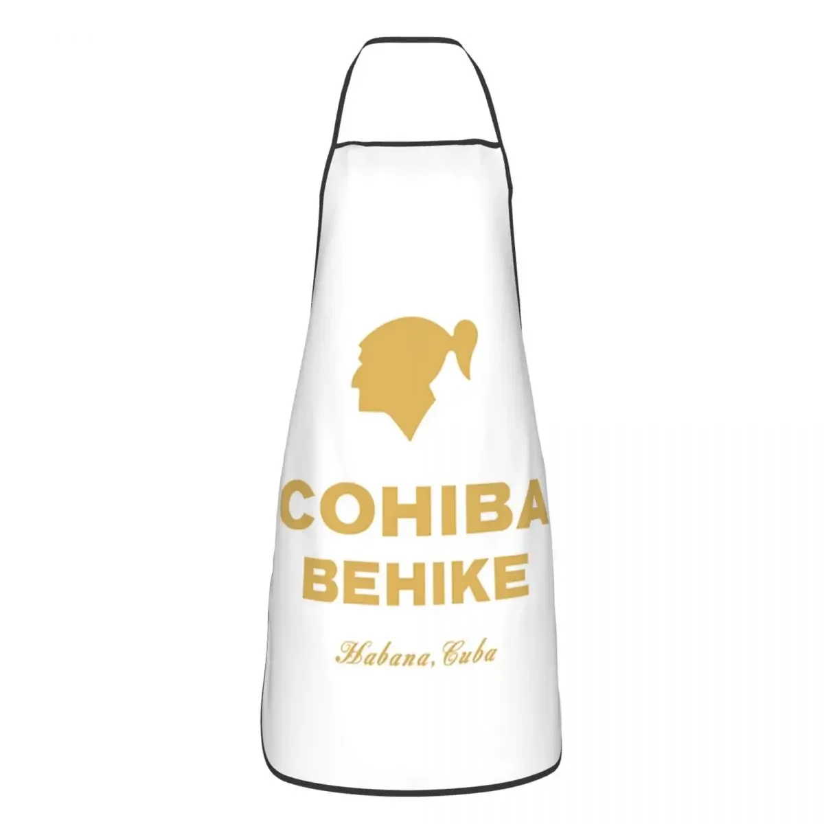 

Кубинский фартук Cohiba для сигар, шеф-повара, для готовки, для выпечки, водонепроницаемый нагрудник для уборки кухни, передник для женщин и мужчин с рисунком