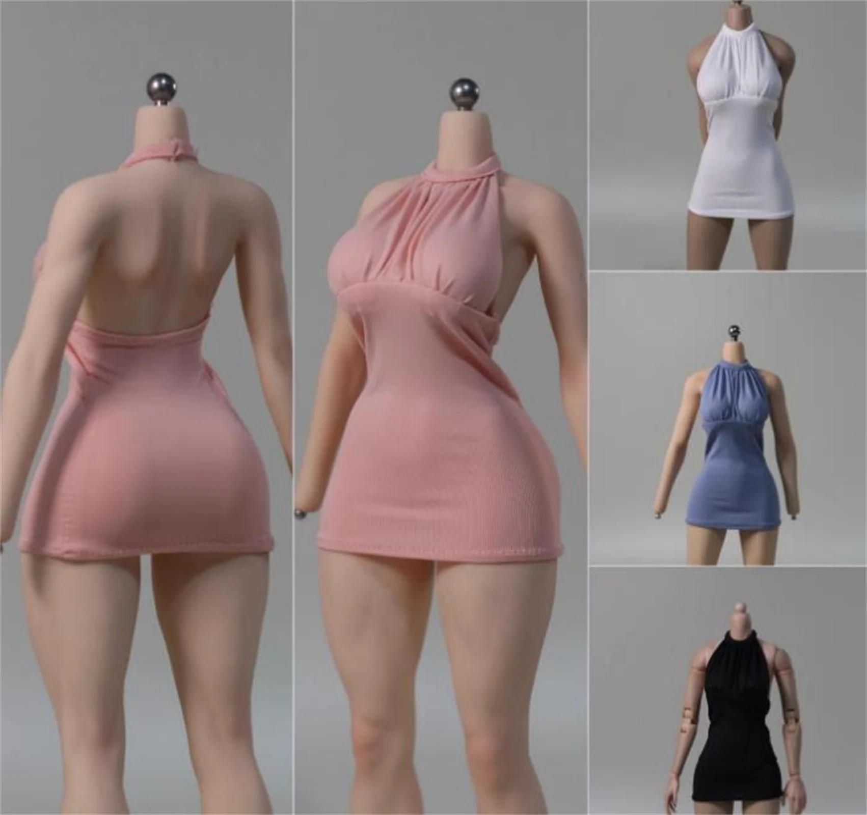 

DMTOYS 1/6 платье с открытой спиной, рубашка, модель одежды, подходит для 12-дюймовой фигурки, игрушка, модель одежды для 12-дюймовой экшн-фигурки, игрушки, костюм