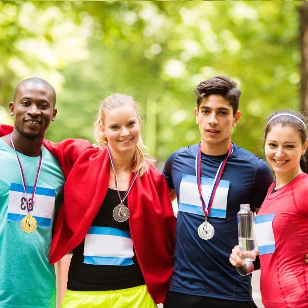 

Медали для школьных игр Медали из цинкового сплава для спортивных соревнований Износостойкая коллекция Золото Серебро Бронза Школьные принадлежности