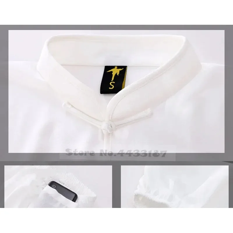 Roupas soltas tradicionais chinesas tang terno kung fu roupas retrô oriental unissex tai chi cintura elástica viscose loungewear 3xl