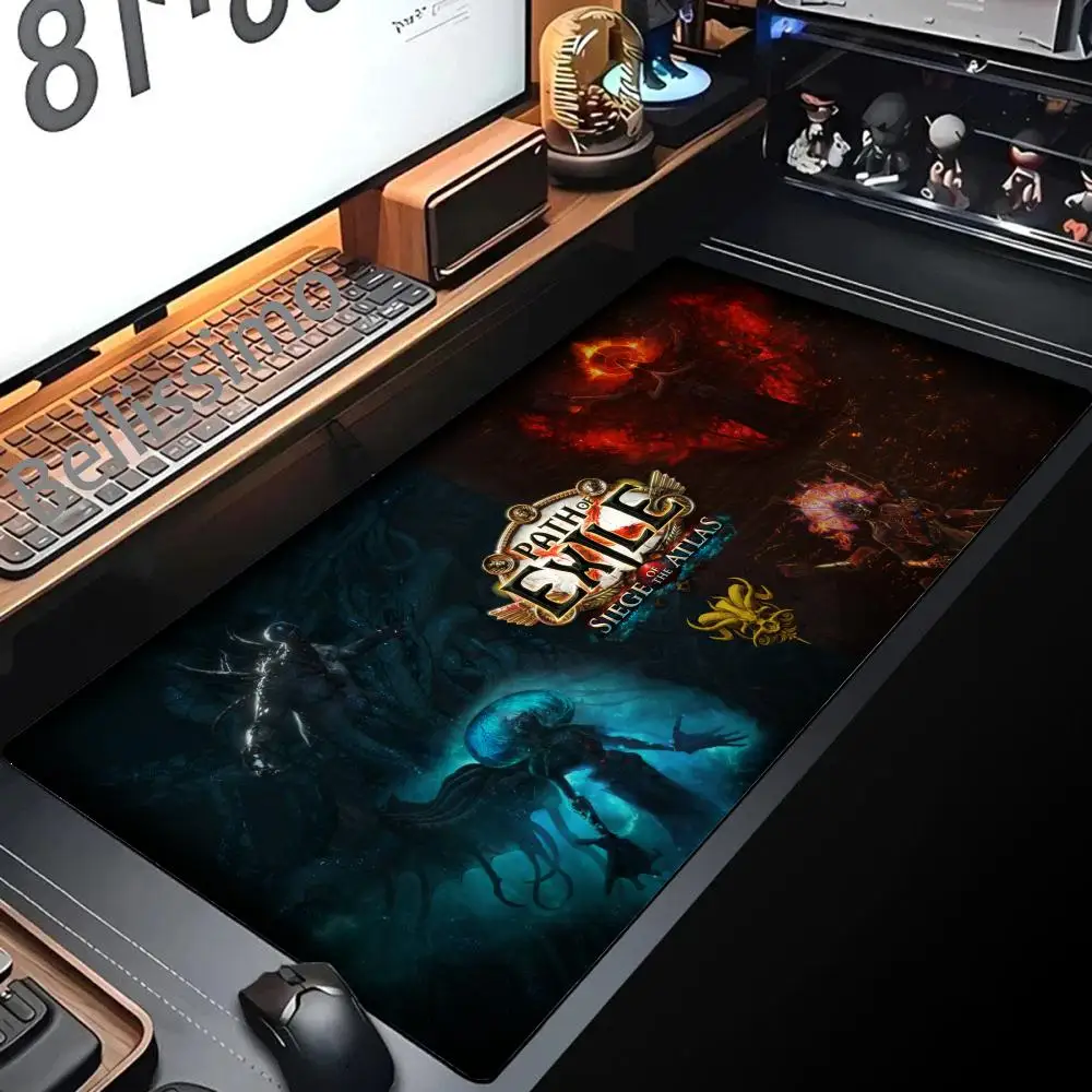 Path of Exile Anime Mouse Pad Gamer Computer Accessories Gaming Keyboard Table Pads Tabl Mat Deskmat Mousepad Mats