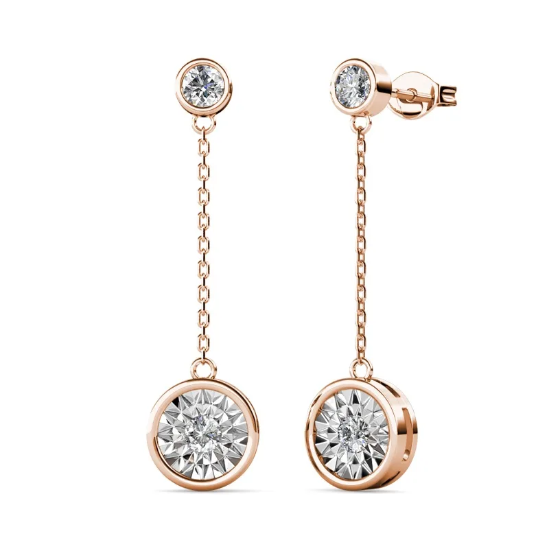 

Daisini New in Earrings Ladies with Swarovski Crystals Stud Piercing Ear Cuff Trendy Earrings 2025 Accessories Women'sEarring