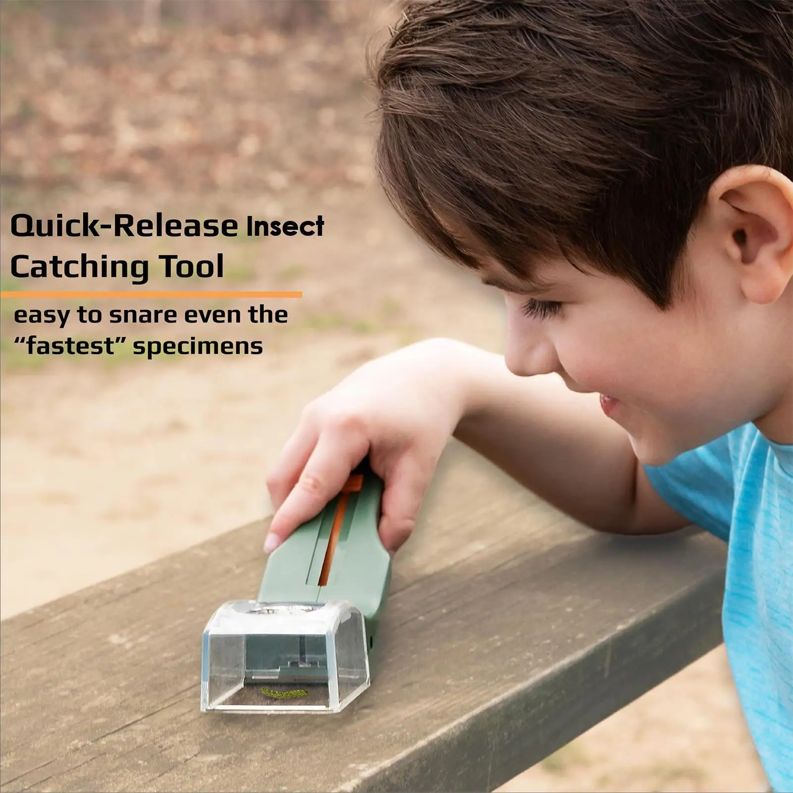 Handheld Insect Catcher Tool Portable Fly Catcher Bug Grabber Spider Catcher Insect Trap for Home Kitchen Kids Learning Tool