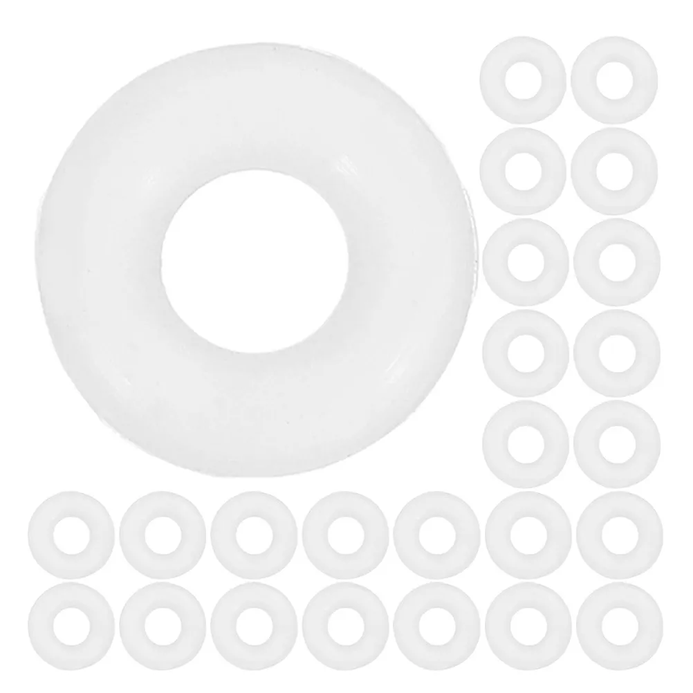 200Pcs Silicone Spacer Beads Ring Spacer 6Mm for Jewelry Making Bracelet Necklace DIY Craft Supplies Charm Bracelet Stoppers