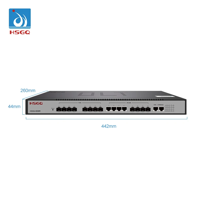 FTTH EPON OLT 8 Port Single Port OLT Terminal Jalur Optik OLT