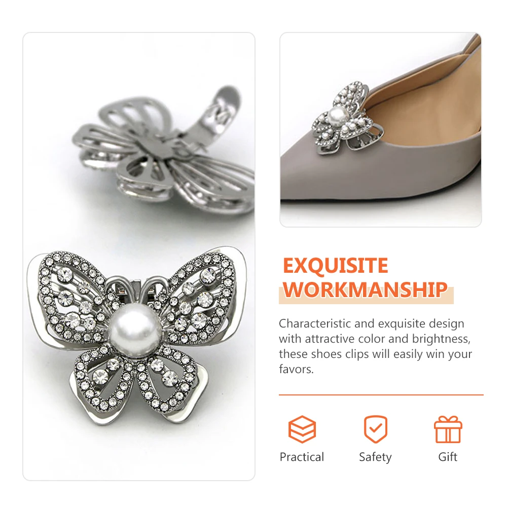 

Rhinestone Buckle Wedding Shoe Jewelry Clips Detachable Shoes Decoration Rhinestones