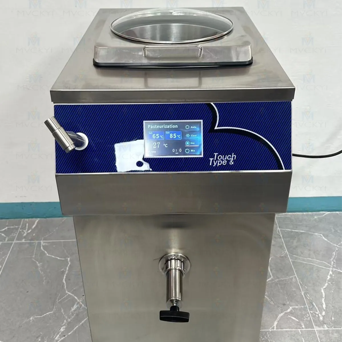 60L Commercial Pasteurizer with Heating Sterilization + Aging Functions, Adjustable Temperature, Dedicated for Food Processing