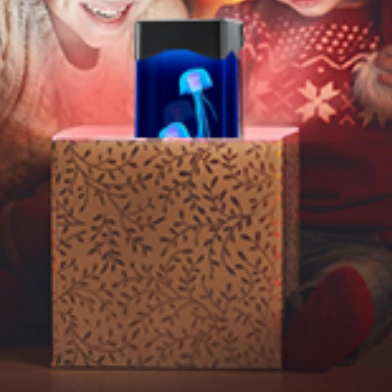 Jellyfish Lamp Mood Lamp Artificial Fish Color Changing Sensory Room LED for Living Room Halloween Present Boys Adults
