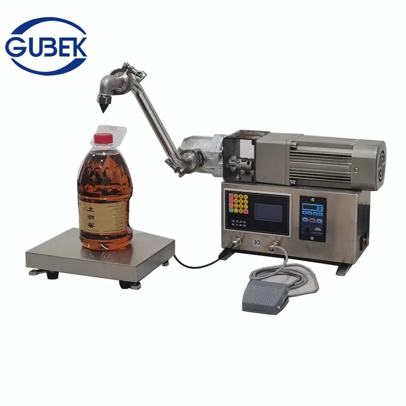 

Semi-automatic Small Desktop Gear Pump Paste Filling Machine