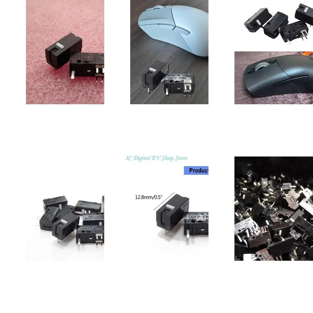 E74D 4Pcs/Set Mouse MicroSwitches Optical MicroSwitch for ROG III Point 36K，ROG